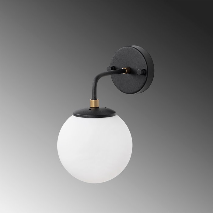 Opviq Horn - 12217 Lámpara de pared Negro, Antiguo y Crema Opviq Horn - 12217 Lámpara de pared Negro, Antiguo y Crema